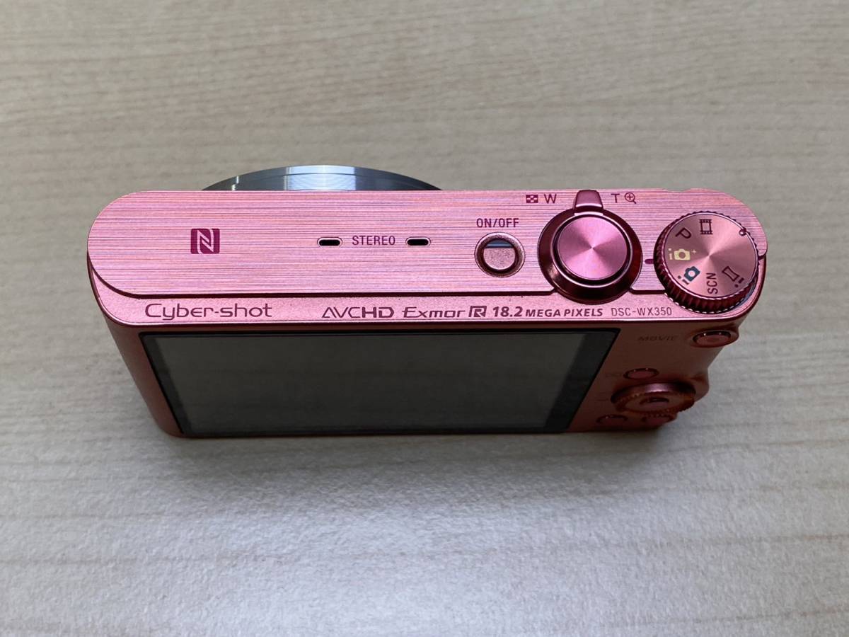 SONY Cyber-Shot DSC-WX350 コンパクトデジタルカメラ ピンク 予備バッテリー 未使用SDカード 充電器付き_画像5
