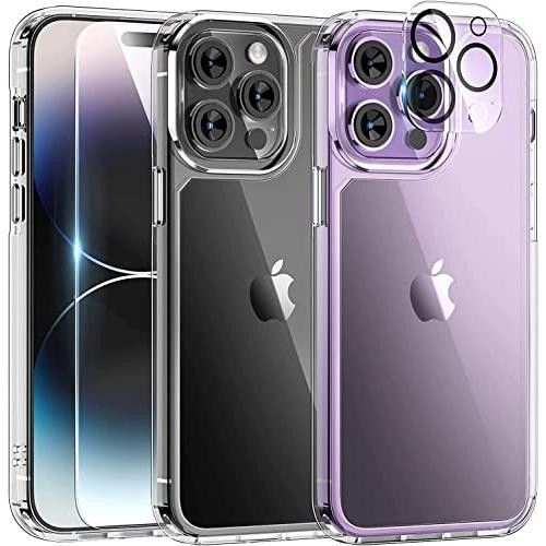 iPhone14ProMaxケース+レンズ保護フィルム+スクリーンプロテクター