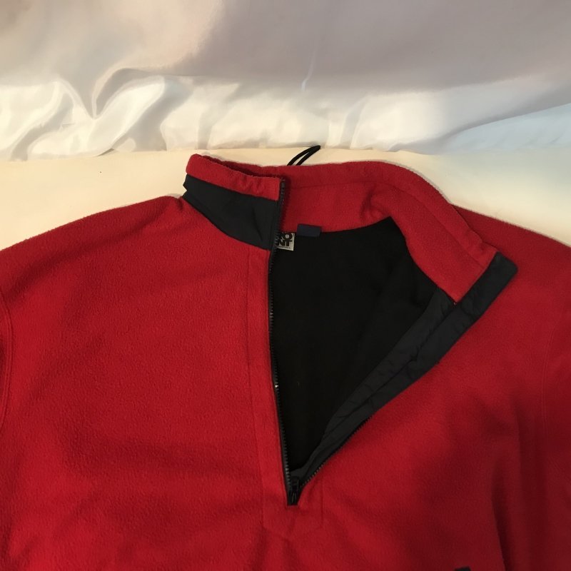 ＺＥＲＯ ＰＯＩＮＴ ゼロポイント フリースジャケット ｍｏｎｔ－ｂｅｌｌ モンベル レッド 赤 Ｌサイズ 日本製 洋品紳士服/252_画像3