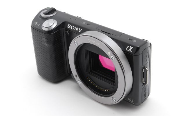 #2003◆送料無料◆SONY ソニー NEX-5N ボディ E 18-55mm F3.5-5.6 OSS レンズセット デジタルミラーレス一眼_画像3