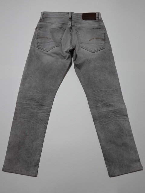 ●G-STAR RAW ジースター ブラックデニム W30 革パッチ ボタンフライ ●0123●_画像3