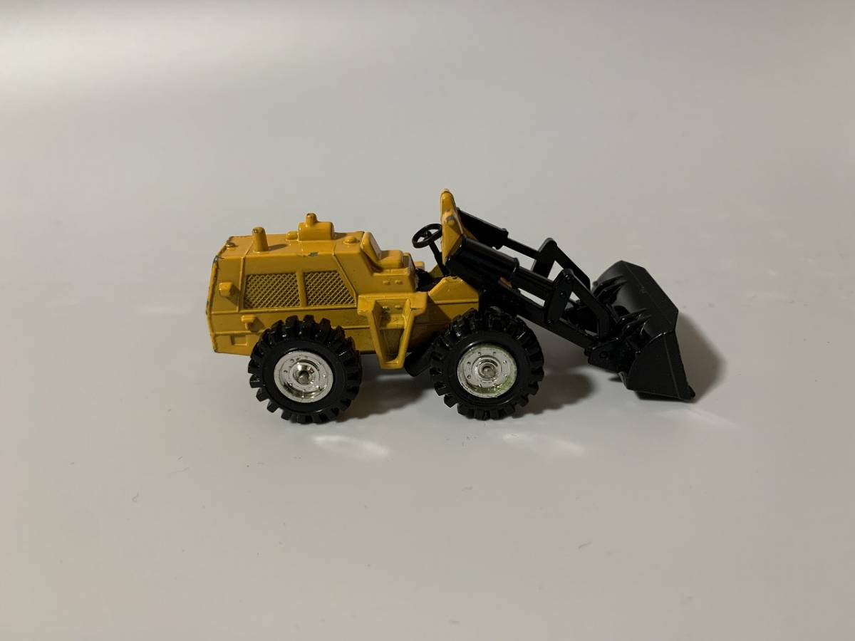 【中古】日本製 トミカ [63-1 古河 ホイールローダ FL140] TOMY TOMICA ミニカー MADE IN JAPAN 絶版 ローダー_画像6