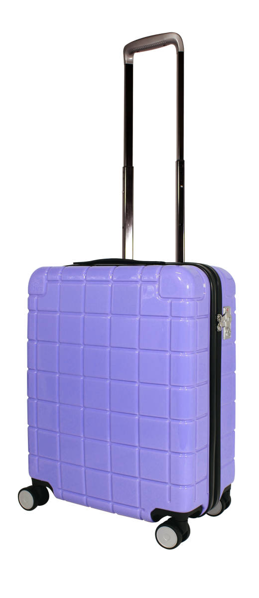 新品未使用品 X-U5000-Lavender/ラベンダー 機内持ち込みSSサイズ 1~2泊 ファスナーアウトレット スーツケース キャリーケース 訳アリ_画像1