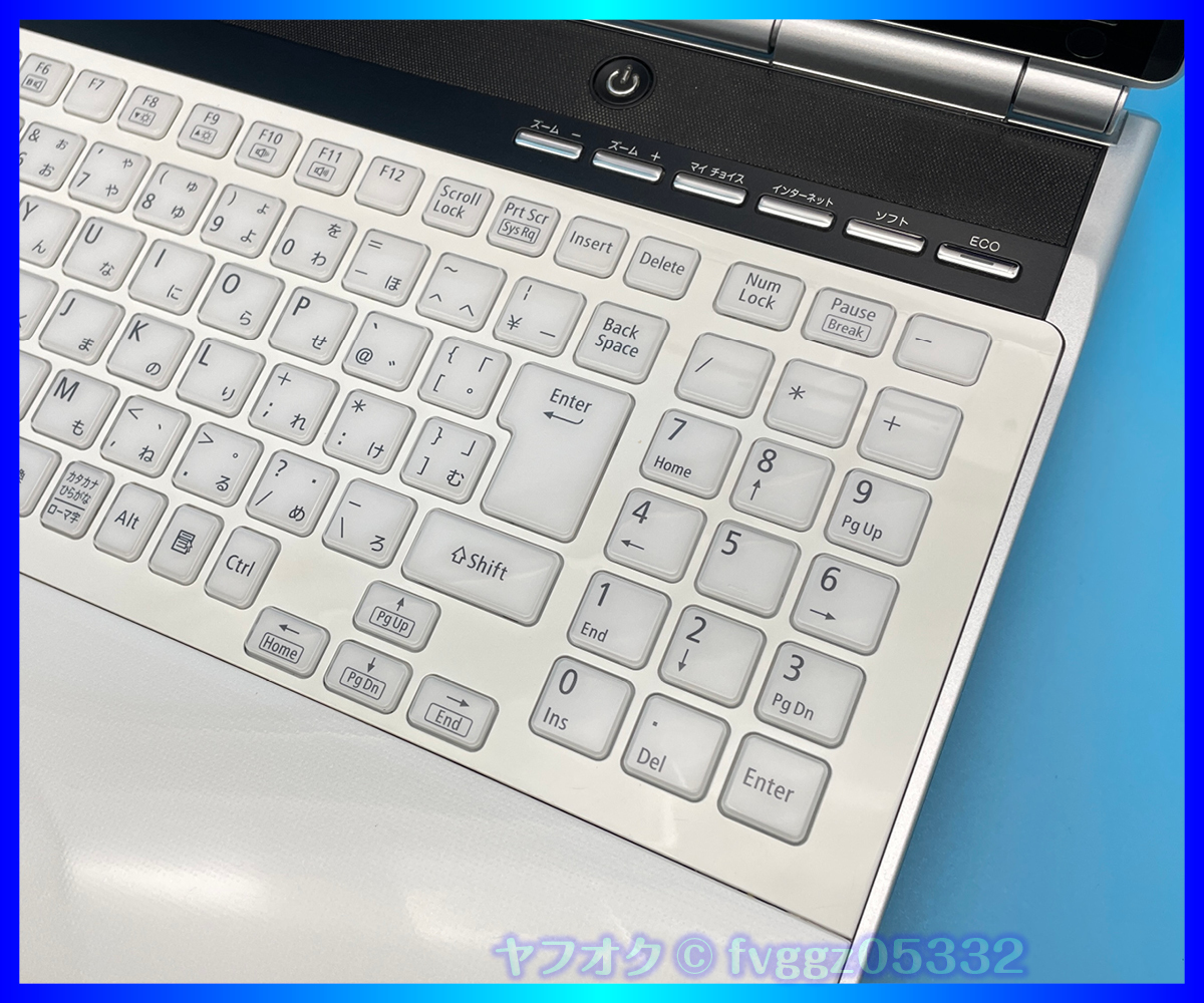 NEC Core i7 クリスタルホワイト【大容量メモリー 16GB搭載+超速新品SSD搭載+HDD750GB】Windows11 2670QM Microsoft Office2021 LL750/F_画像2