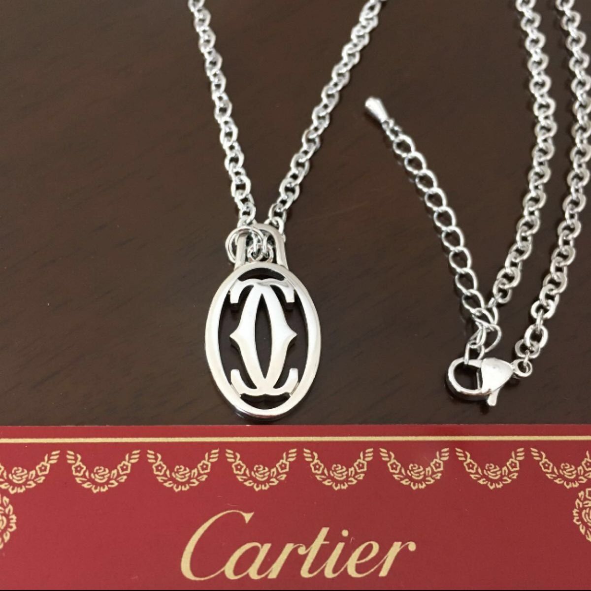 美品 Cartier カルティエ ネックレス シルバー メンズ 美品 Cartier カルティエ ネックレス シルバー メンズ