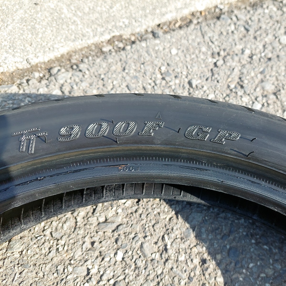 DUNLOP TT900F GP 90/90-16 中古 ダンロップ DUNLOP _画像3