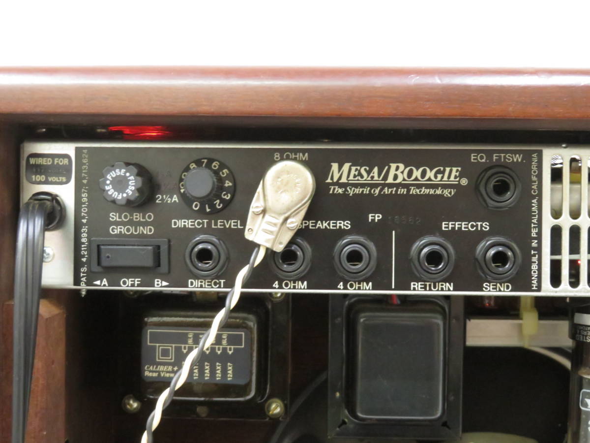 送料込み メサブギー キャリバープラス50 ハードウッド ギターアンプ 動作品 / MESA BOOGIE .50 CALIBER+_画像7