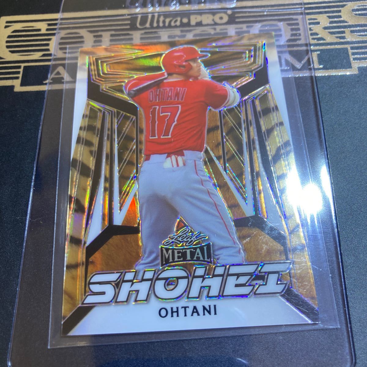 【4枚限定】 大谷翔平 2023 Leaf Metal Shohei Ohtani SO-4 エンゼルス MVP タイガーパラレルリフラクター ドジャースの画像1