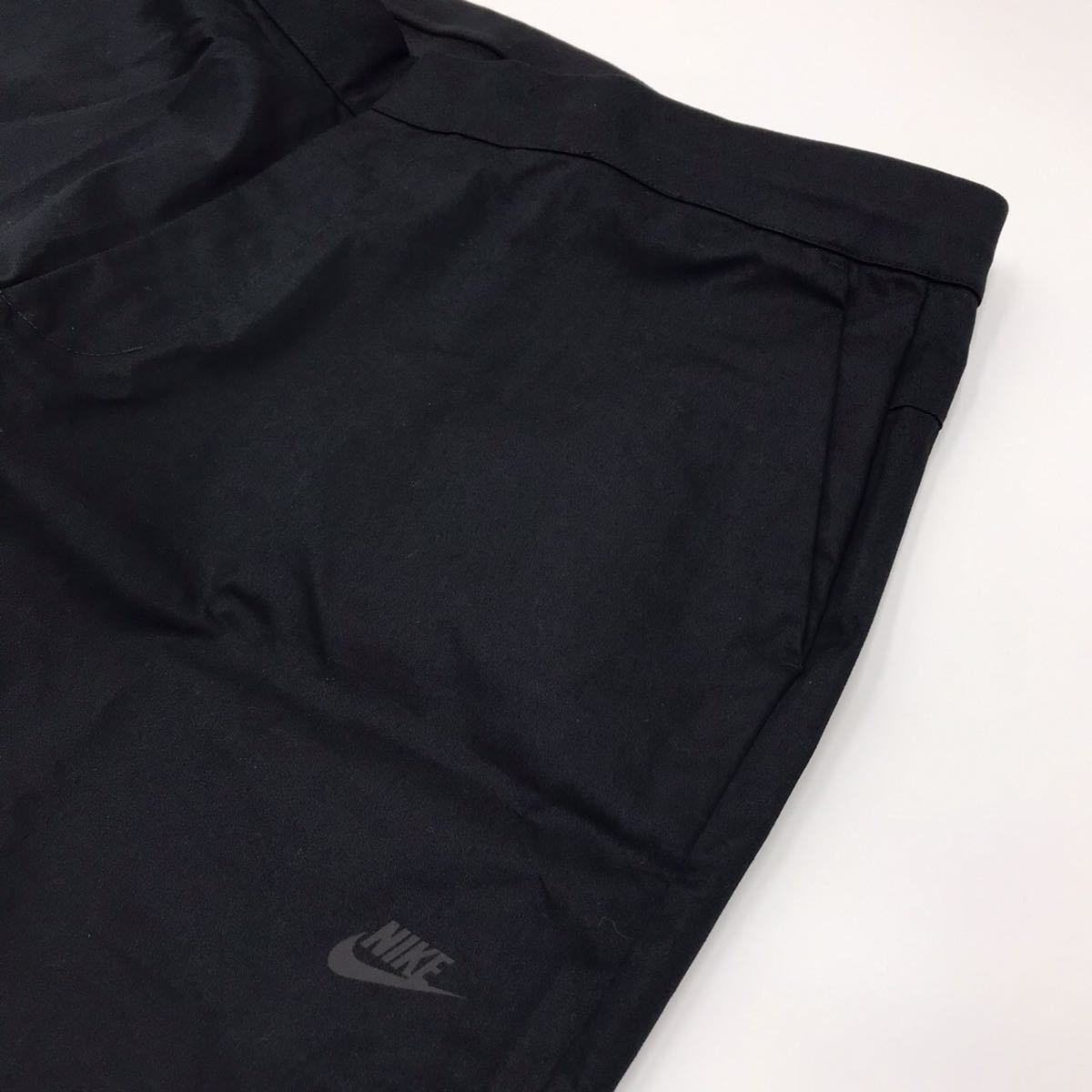 NIKE TECH UNITED WOVEN PANT/ボトム/ポリエステル/BLK/無地/DH3867-010サイズ38_画像2