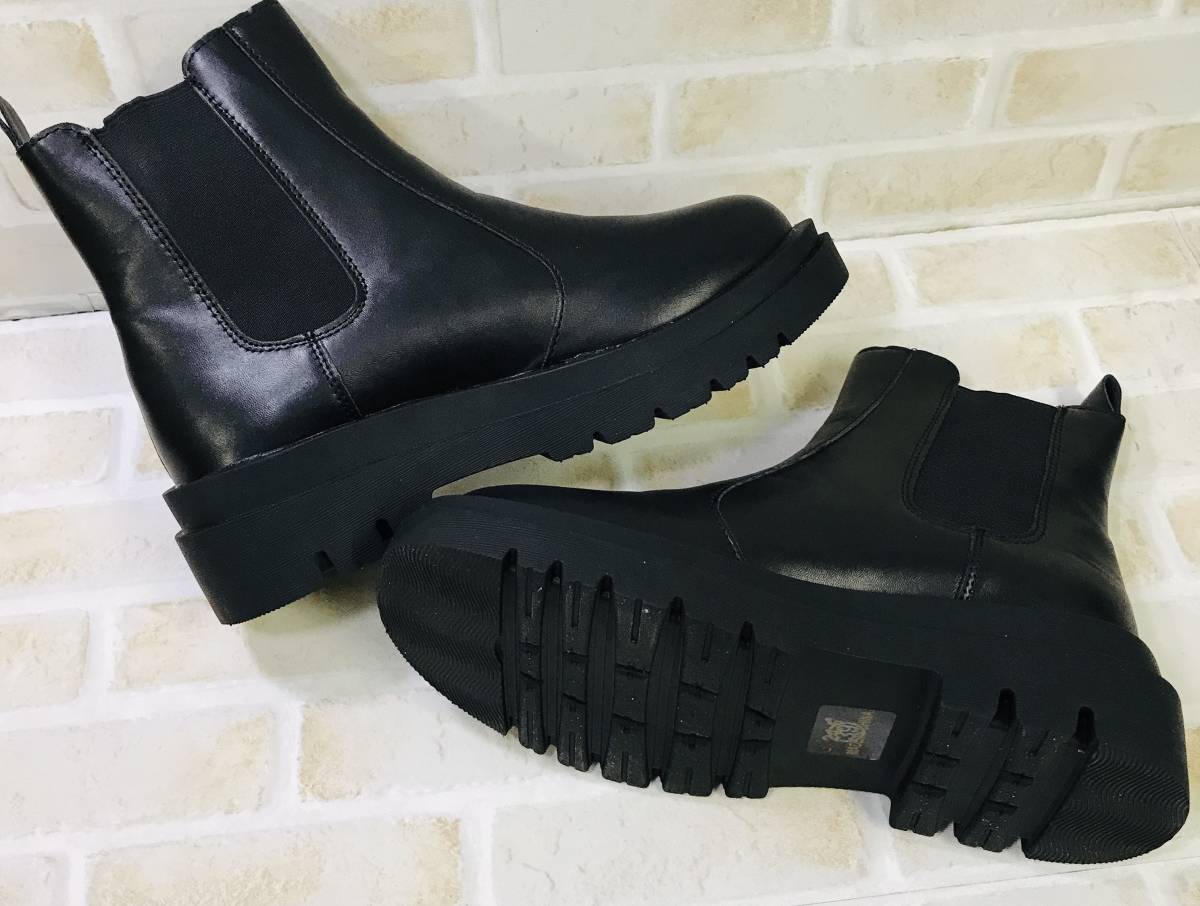 ☆【靴】GRL ショート ブーツ ブラック 24.5cm☆T01-011S_画像3