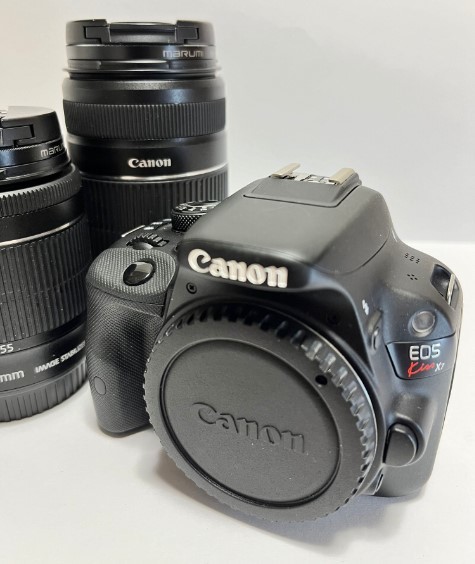 ★極上品 S数3950回★ キヤノン Canon EOS Kiss X7 EF-S18-55mm IS STM + EF-S 55-250mm IS II ★付属品完備★