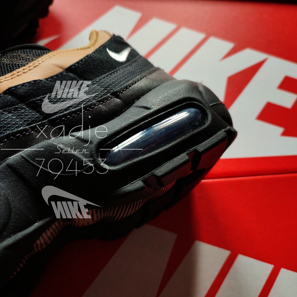 新品 正規品 NIKE ナイキ AIR MAX 95 エアマックス 95 黒 新品 正規品 NIKE ナイキ AIR MAX 95 エアマックス 95 黒