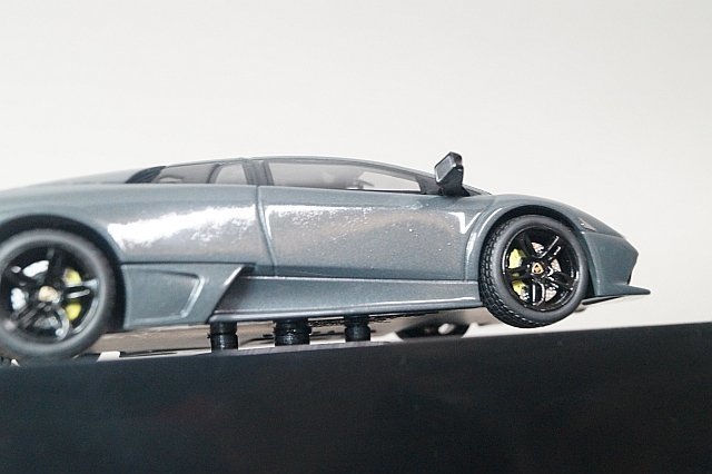 Hot Wheels ホットウィール エリート 1/43 Lamborghini ランボルギーニ ムルシエラゴ LP640 グレー P4883_画像2