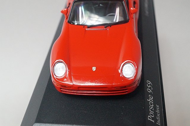 ミニチャンプス PMA 1/43 Porsche ポルシェ 959 1987 レッド 400062521_画像2