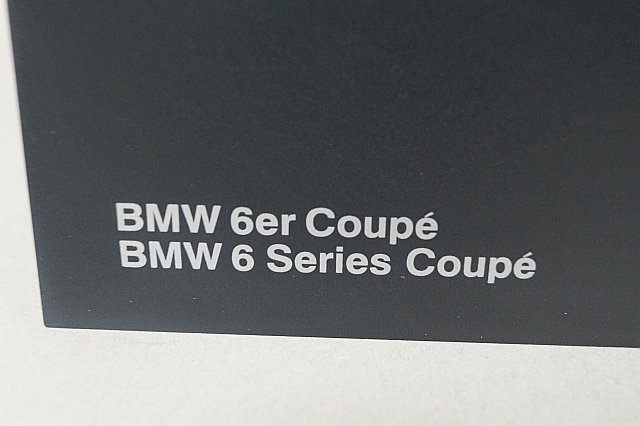 ミニチャンプス PMA 1/43 BMW 6er クーペ 6シリーズ ブラック ディーラー特注 80420153278_画像4