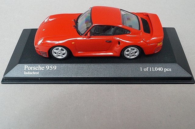 ミニチャンプス PMA 1/43 Porsche ポルシェ 959 1987 レッド 400062521_画像4