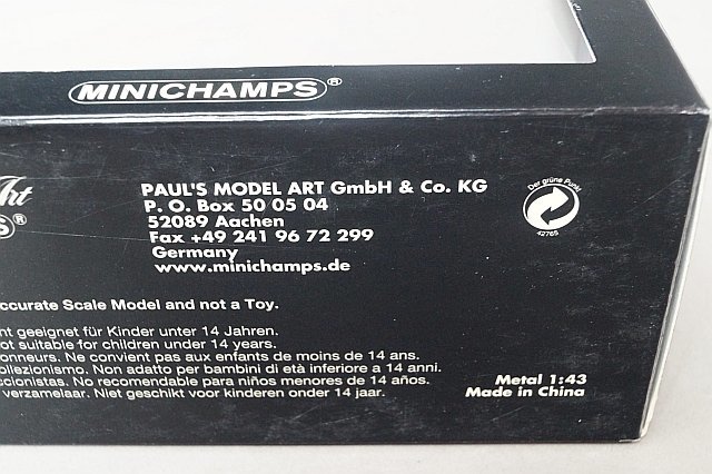 ミニチャンプス PMA 1/43 Porsche ポルシェ 959 1987 レッド 400062521_画像7
