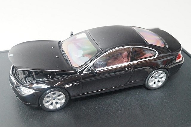 ミニチャンプス PMA 1/43 BMW 6er クーペ 6シリーズ ブラック ディーラー特注 80420153278_画像1