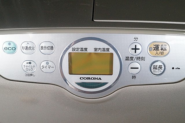 ◎ CORONA コロナ 強制通気形開放式石油ストーブ 石油ファンヒーター 7.2Lタンク 100V 2012年製 ※動作確認済み FH-ST3411BY_画像2