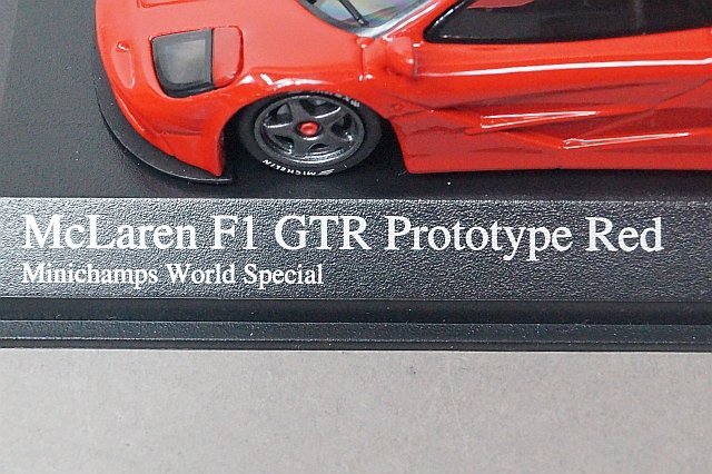 MINICHAMPS ミニチャンプス 1/43 McLaren マクラーレン F1 GTR プロトタイプ レッド 533164381_画像5