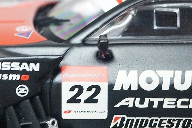 EBBRO エブロ 1/43 NISSAN 日産 モチュール オーテック Z テストカー スーパーGT GT500 2006 #22 ブラック 43793の画像3