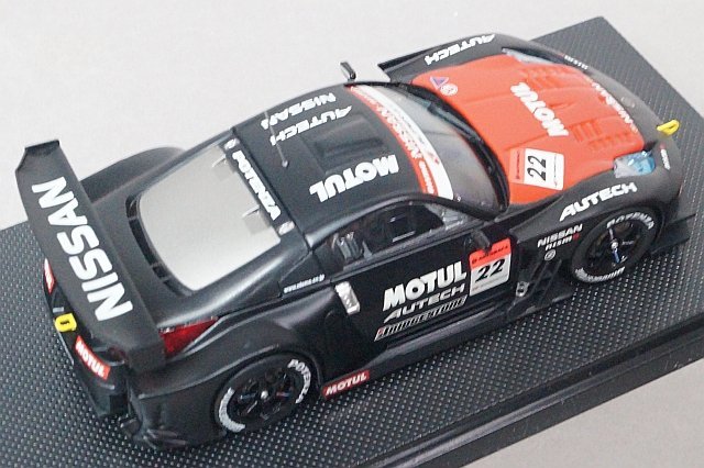 EBBRO エブロ 1/43 NISSAN 日産 モチュール オーテック Z テストカー スーパーGT GT500 2006 #22 ブラック 43793の画像2