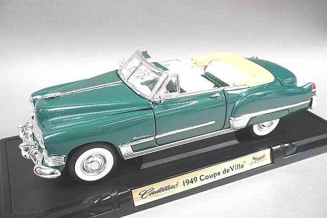 ROAD SIGNATURE ロード シグネチャー 1/18 Cadillac キャデラック de Ville デ・ビル / デビル 1949 グリーン 92308_画像1