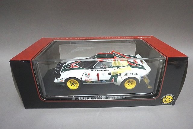 KYOSHO 京商 1/18 LANCIA STRATOS ランチアストラトス HF ラリー アリタリア モンテカルロ 1977 #1 ライト点灯バージョン 08139B_画像8