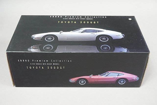 EBBRO エブロ 1/24 TOYOTA トヨタ 2000GT レッド プレミアムコレクション ※パーツ破損有り 24031_画像8