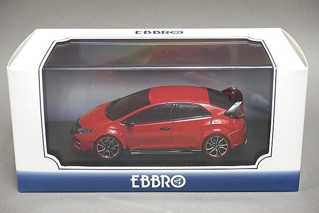 EBBRO エブロ 1/43 HONDA ホンダ シビック タイプ R Concept 2014 レッド 45234_画像2
