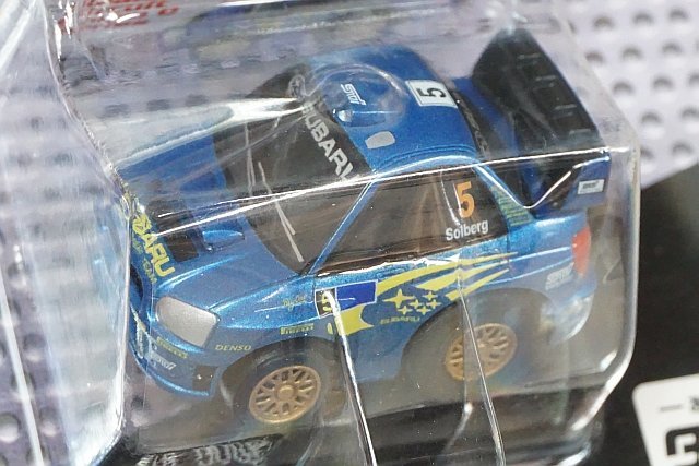 タカラ チョロQ 超リアルサーキットチョロQシリーズ スバル インプレッサ WRC 2005 / 日産 スカイライン など4点セット_画像3