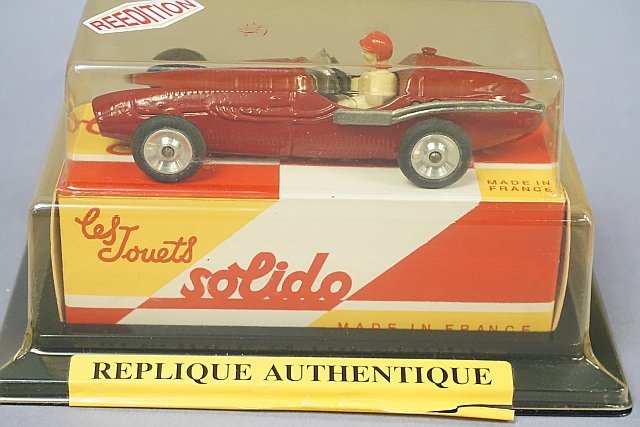 SOLIDO ソリド ローラ CLIMAX V8 F1 1962 / マセラティ 250 1956 / ポルシェ スパイダー 1955 全長約8cm フランス製 3点セット_画像4