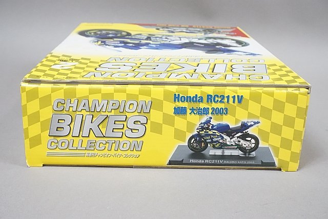  der Goss tea ni1/24 HONDA Honda RC211V Kato large ..2003 #74. weekly Champion * bike * collection 