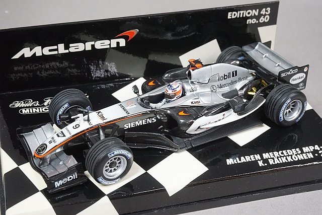 ミニチャンプス PMA 1/43 McLaren Mercedes マクラレーン メルセデス MP4-20 K.ライコネン 2005 #9 530054309_画像1