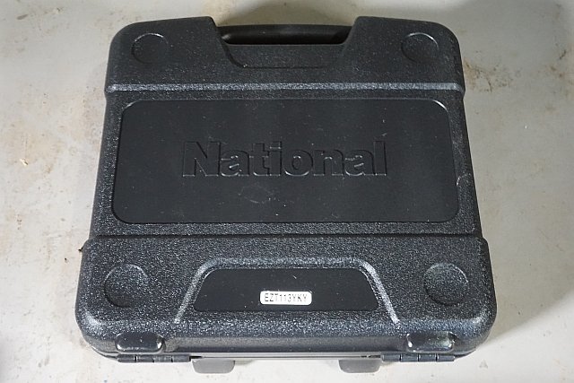 ◎ National ナショナル 12V 充電式ドリルドライバー 充電器 バッテリー ケース付き ※ジャンク品 EZT113_画像1