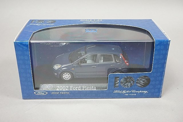 ミニチャンプス PMA 1/43 Ford フォード Fiesta フィエスタ 2002 ダークブルー フォード100周年_画像6