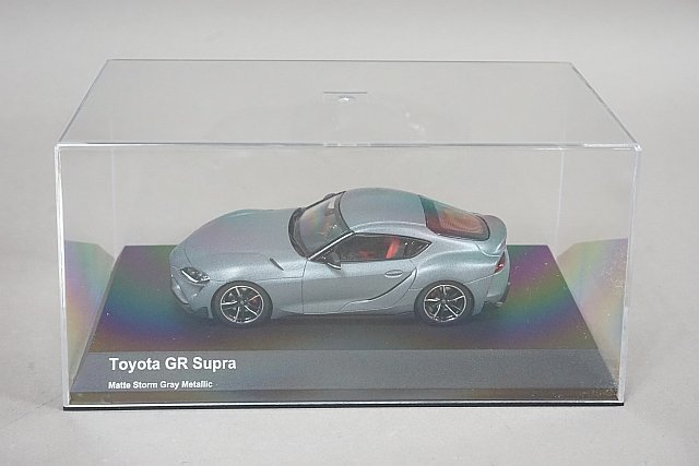 Kyosho 京商 1/43 TOYOTA トヨタ GT Supra スープラ マットストームグレーメタリック_画像2