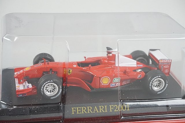 アシェット 1/43 FERRARI フェラーリ フェラーリコレクション Vol.36 250 P #21 / Vol.37 F 2001 #1 2台セット_画像3