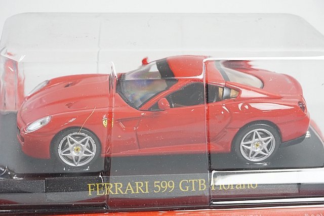 アシェット 1/43 FERRARI フェラーリ フェラーリコレクション Vol.72 500F2 #101 / Vol.73 599 GTB フィオラノ レッド 2台セット_画像3