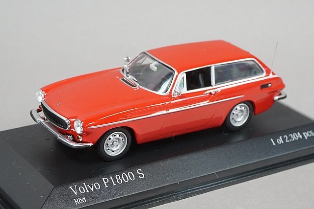 ミニチャンプス PMA 1/43 Volvo ボルボ P1800 E グレー / P1800 S レッド 2点セット ※外箱欠品_画像3