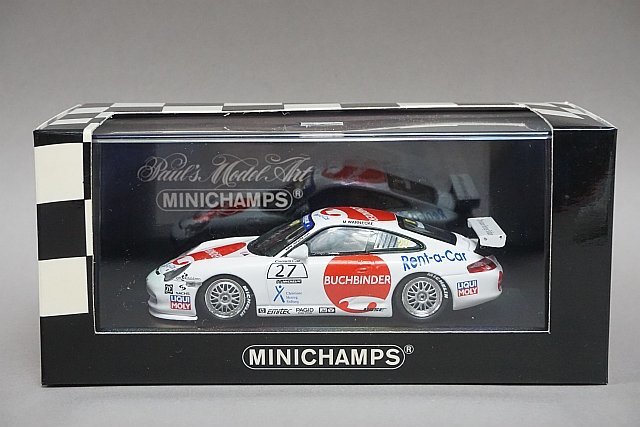 ミニチャンプス PMA 1/43 PORSCHE ポルシェ 911 GT3 CUP カレラカップ 2004 Araxa Buchbinder #27 400046227_画像5