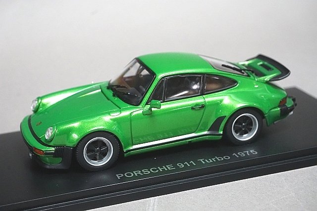 KYOSHO 京商 1/43 Porsche ポルシェ 911 ターボ 1975 グリーンメタリック 05524G_画像1