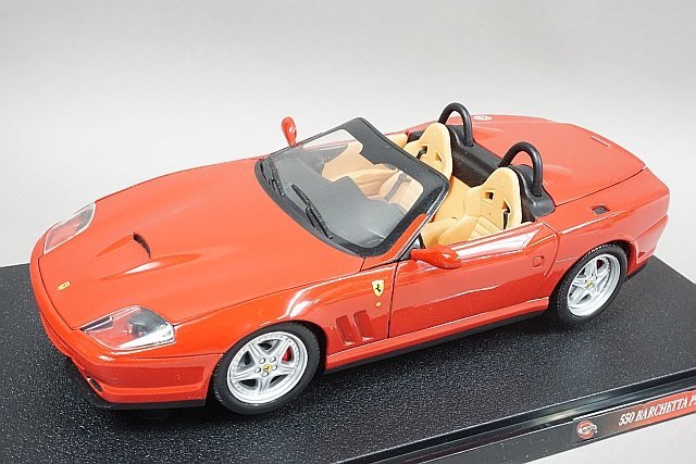 Hot Wheels ホットウィール 1/18 Ferrari フェラーリ 550 バルケッタ・ピニンファリーナ レッド ※パーツ破損有り 29441_画像1