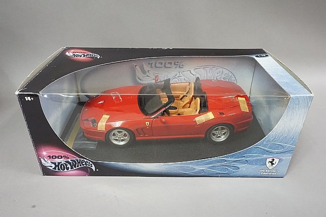 Hot Wheels ホットウィール 1/18 Ferrari フェラーリ 550 バルケッタ・ピニンファリーナ レッド ※パーツ破損有り 29441_画像7