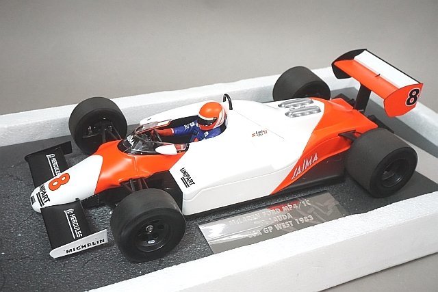 ミニチャンプス PMA 1/18 McLaren Ford マクラレーン フォード MP4/1C N.ラウダ アメリカ西GP 1983 #8 537831808_画像1