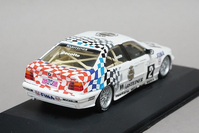 ミニチャンプス PMA 1/43 BMW 318i ADAC TW Cup 1994 #2 ※ジャンク デカールひび割れ、ドアミラー欠損 430942002_画像2