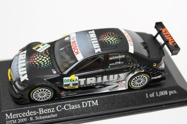 ▽ MINICHAMPS ミニチャンプス 1/43 Mercedes-Benz メルセデスベンツ C-Class DTM 2009. R.Schumacher #4 400093904_画像1