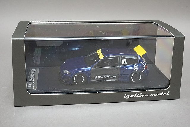 ignition model イグニッションモデル 1/43 HONDA ホンダ PANDEM パンデム CIVIC シビック (EG6) ブルー IG1173_画像4