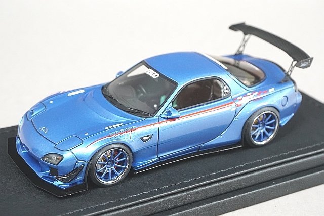 ignition model イグニッションモデル 1/43 FEED Afflux GT3（FD3S）ライトブルーメタリック IG3021_画像1