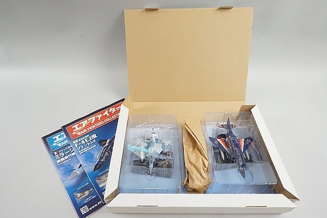 ★ アシェット 1/100 エアファイターコレクション ミラージュ 2000-5F 戦闘飛行隊 / F-4EJ改 ファントムⅡ 2機セット ダイキャストモデル_画像8